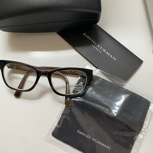 David Yurman Black Brown Two-Tone Optical Frames